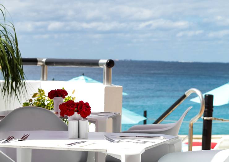 Buenaventura terrasse restaurant Coral Princess Hotel & Dive Resort Hotel Cozumel